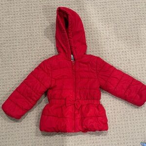 Little Me Vibrant Red Puffer Jacket